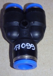 Rychlospojka na hadici prům 8/6mm, 1x8, 2x6mm