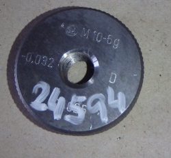 Závitový kroužek M10 6g - dobrý
