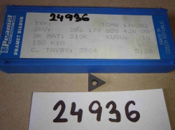 Břitová destička TCMW 110202 210K, K10, šufle č.2, PRAMET, 0,025kg/10ks