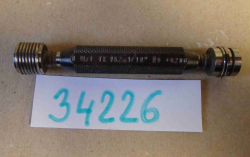 Mezní závitový trn TE15,2x1/18"