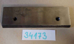 Hladká čelist do strojního svěráku š.160; šikmá, závit M10, rozteč děr 100 - NEPOUŽITÁ