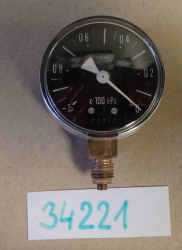 Vakuometr 0-1x100kPa, pr.60