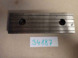 Čelist do strojního svěráku 180x58x17, rovná, rozteč děr 110