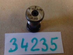 Porovnávací trn k nastavení zmetk. záv. třmenového kalibru M14x1,5-6g