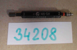 Mezní závitový trn M6-5H