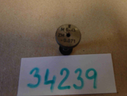 Porovnávací trn k nastavení zmetk. záv. třmenového kalibru M6-4h