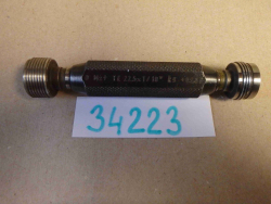 Mezní závitový trn TE22,5x1/18"