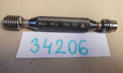 Mezní závitový trn M14