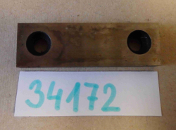 Hladká čelist do strojního svěráku š.80; šikmá, rozteč děr 57 - NEPOUŽITÁ