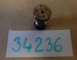 Porovnávací trn k nastavení zmetk. záv. třmenového kalibru M12-8g