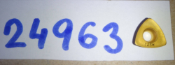 Břitová destička 218.19-125T-T3-MD10, F15M, šufle č.3, SECO, 0,055g/9ks