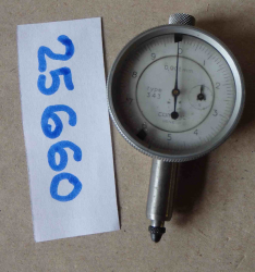 Číselníkový úchylkoměr, 0,001, prům. 39, type 343
