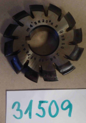 Kotoučová fréza na evolventní ozubení m4,5x20°x2 z-14-16 - NEPOUŽITÁ