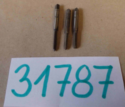 Závitník na Whitworthův závit W1/8", č. 1, 2, 3