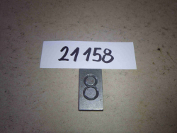 Šablony ke kopírovací frézce číslice 8, výška 18