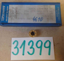 Břitová destička RDEX 1204MOSN, šufle č.17