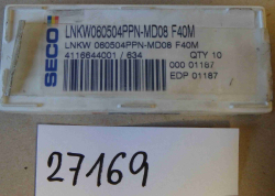 Břitová destička LNKW060504PPN-MD08, F40M - SECO, šufle č.26