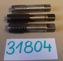 Závitník na Whitworthův závit W3/4", č. 1, 2, 3
