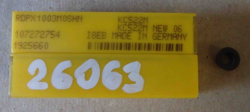 Břitová destička RDPX 1003MOSHN KC522M, šufle č.17