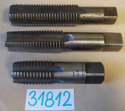 Závitník na Whitworthův závit W1 3/4", č. 1, 2, 3