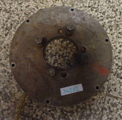 Příruba na soustruh pr.400, rozteč šroubů 170, díra 139, osazení 350