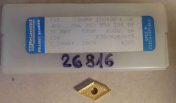 Břitová destička DNMM150408E-DR P30, M20, K15, skříň
