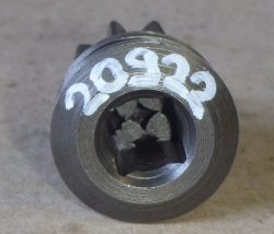 Pastorek do sklíčidla prům 33, čtyřhran 12x12, délka 66 - do skličidla 250mm